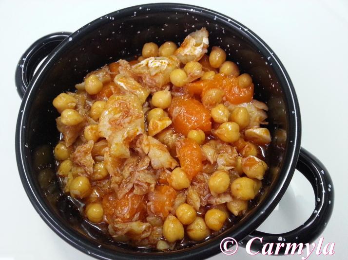 PUCHERO DE GARBANZOS CON BACALAO 1