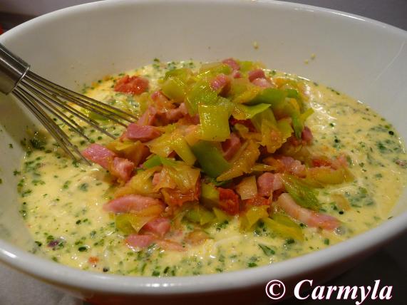 QUICHE LORRAINE CON CHORIZO prep 3