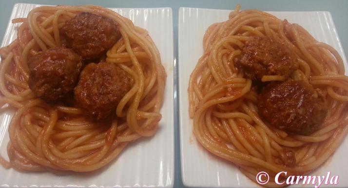 MINI ALBÓNDIGAS CON SPAGHETTI tapa 3
