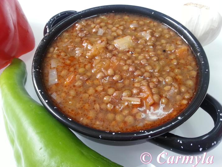 PUCHERO DE LENTEJAS BIO CON CALABAZA 3