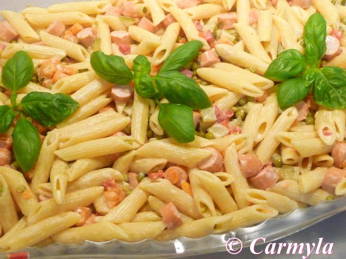 ENSALDA DE PASTA Y SALCHICHAS PARA BUFFET 3