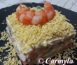 PASTEL DE GAMBAS Y LANGOSTINOS tapa 1