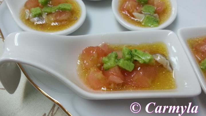CUCHARILLAS DE PULPA DE TOMATE Y ANCHOA 4