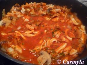 PENNE CON PESCADO GRATINADO prep 3