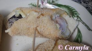 ROLLITOS DE MORCILLA DE BURGOS CON HUEVO FRITO prep 5