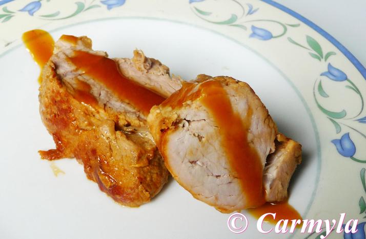 SOLOMILLO CON SALSA DE MELOCOTÓN 1