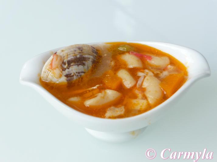 SOPA DE PESCADO CON PASTA 1