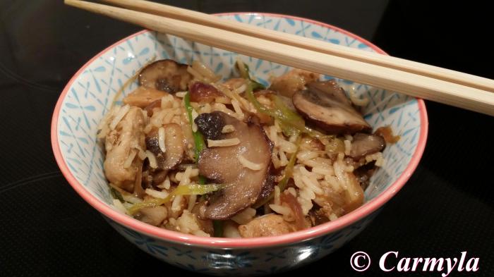 ARROZ CON CHAMPIÑONES Y KETJAP MANIS 2