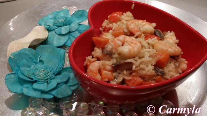 ARROZ CON GAMBAS Y LECHE DE COCO 1