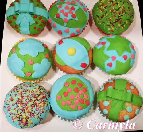 CUPCAKES DE PASCUA PLATO